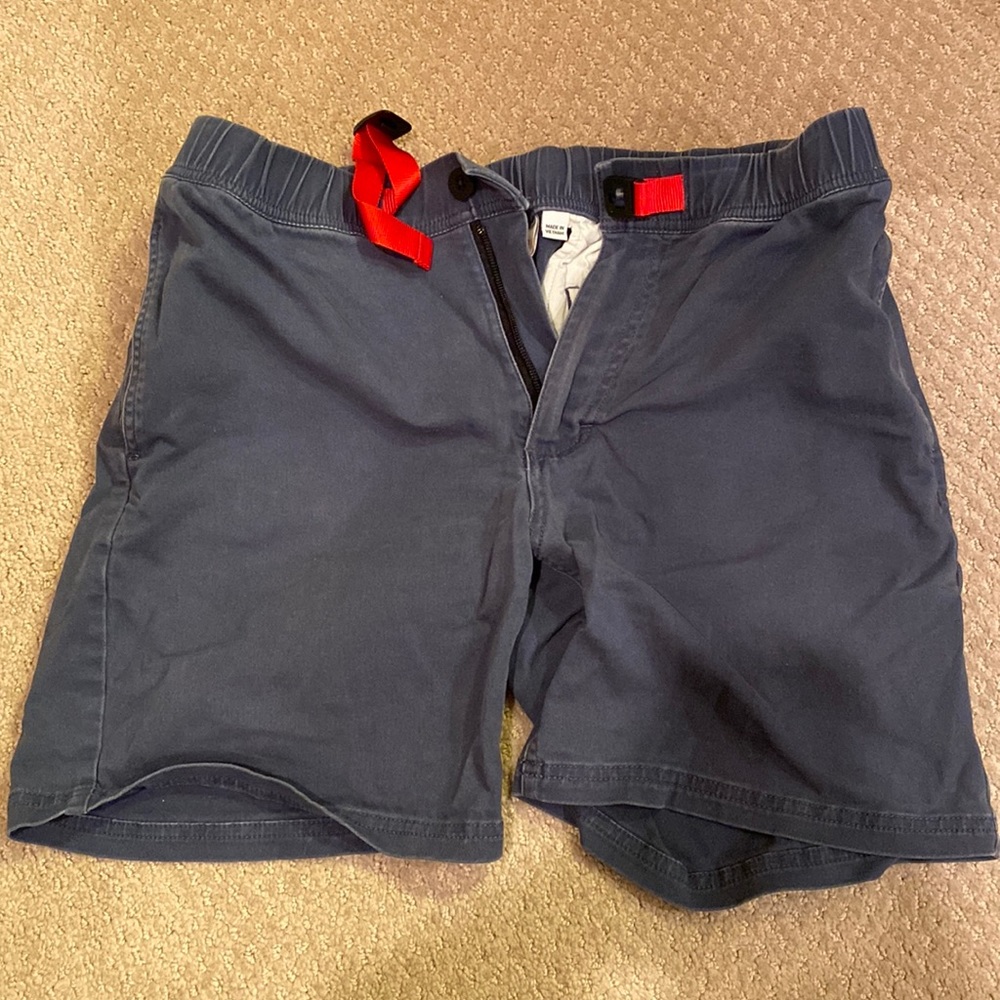 Topo Designs Mens Medium Flat Front Shorts